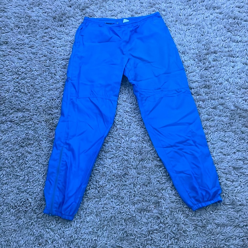 Nike blue pants, size large